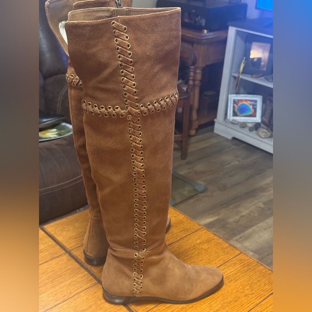 Michael Kors Brown Over the Knee Boots